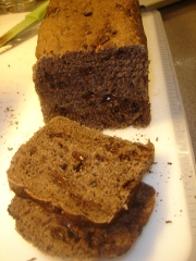 Double Dark Chocolate Wheat Bread